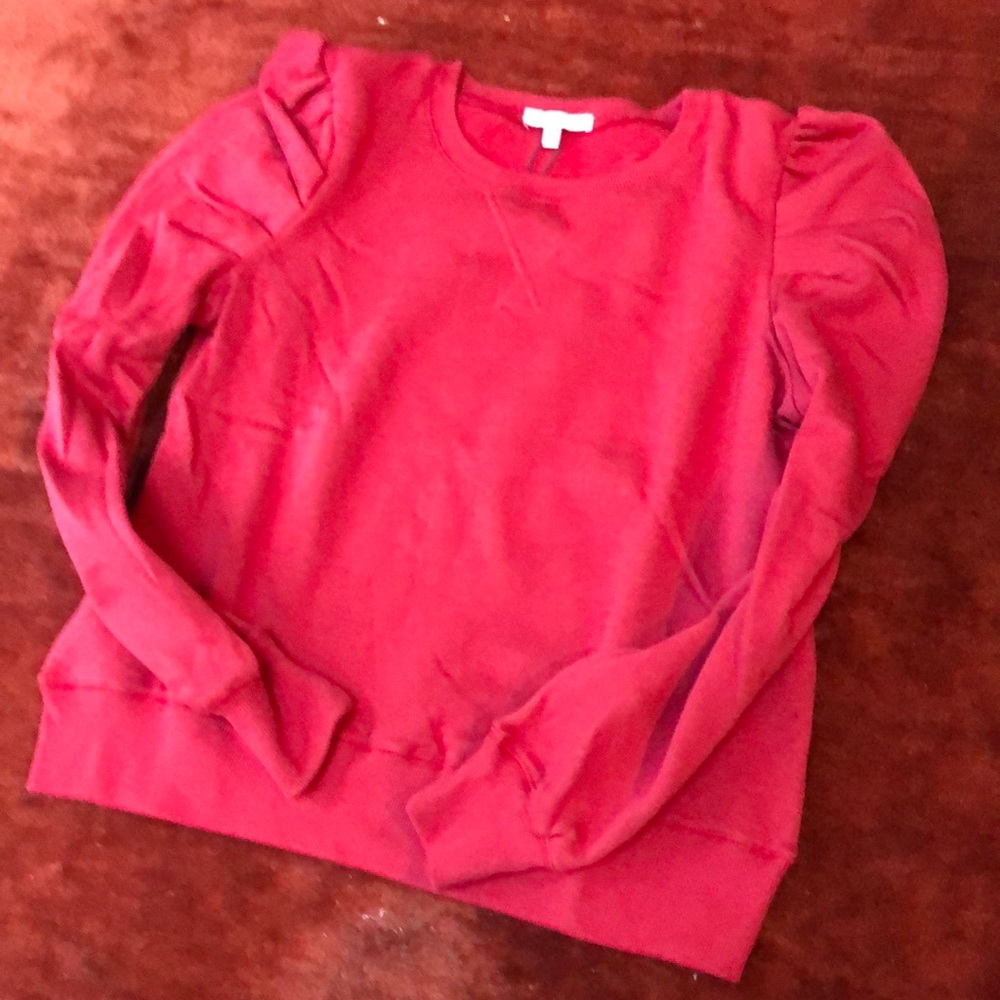 Rebecca minkoff puff sleeve sweatshirt